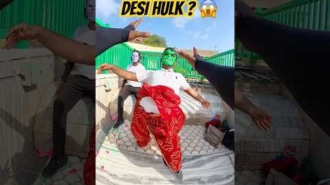Don’t Make the Desi Hulk Angry! 😡#rishabhfreerun#parkour#thanos#hulk#shorts#viral##desi#funny