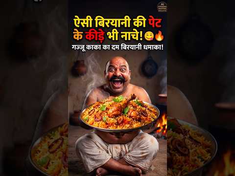 Desi Chicken Dum Biryani Recipe #shortsfeed