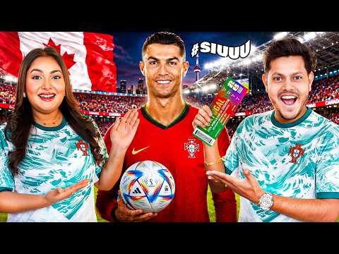 Ronaldo কে দেখতে চলে আসলাম কানাডায় 🇨🇦 | FIFA World Cup 2026 ⚽️ | Rakib Hossain