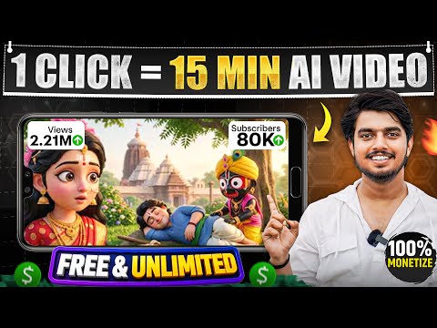 Long AI Video Kaise Banaye (15 Min) Using Just 1 Prompt🔥|| Ai Automation 2026