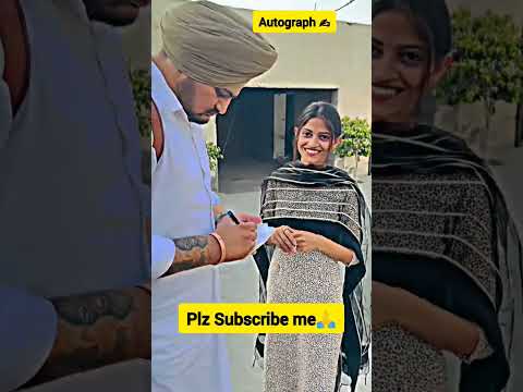 Sidhu Moose wala Autograph    ✍️ #shorts #youtubeshorts #sidhumoosewala #subscribe #viral #trending