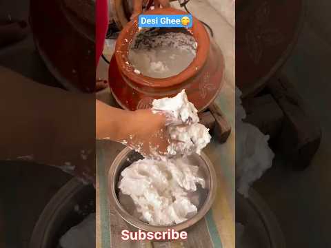 Desi Ghee 😋#villagelife #shortvideo #shortsfeed #Desi Ghee #foodie #gona #rajasthan