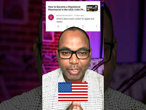 How to become a Pharmacist in the USA? #Shorts #pharmacist #trending #viral