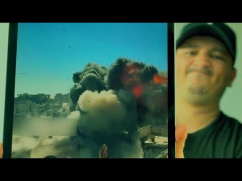 The viral video of the building in Gaza 💔 #deafworld #deaf #deafcommunity #shortvideo #shorts #news
