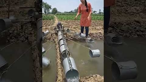 🤯Amazing Desi Irrigation Hack for Farmers! 🌾🚜