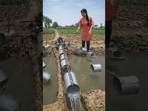 🤯Amazing Desi Irrigation Hack for Farmers! 🌾🚜
