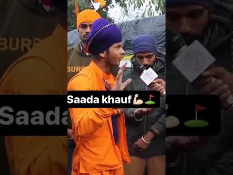bahi tufoon Singh Khalsa #shortvideo #viral #viralvideo#punjabi nihang Singh morchaKhals