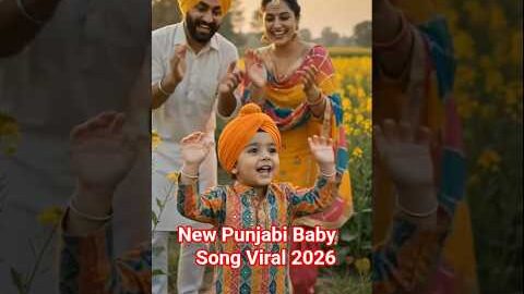 🥰 New Punjabi Baby Song Viral 2026 | Cute Munda Singing | Trending Punjab Status Short #shorts