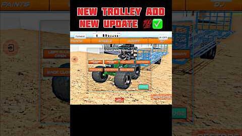 New trolley add indian desi life simulator 3d game #newupdate #tractor #gaming