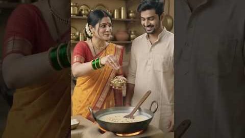Desi bahu ne dher sare doodh se banaya shahi rabdi kesar milk ,village life village style cooking