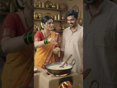 Desi bahu ne dher sare doodh se banaya shahi rabdi kesar milk ,village life village style cooking