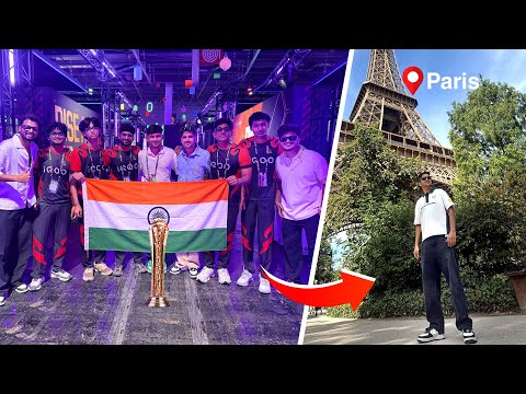 Team INDIA at EWC Paris 🇮🇳 !! Full VLOG 🔥