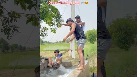 Desi swimming pool🏊 #shortvideo #swimmingpool #viralvideo #reels #trending #india #shorts