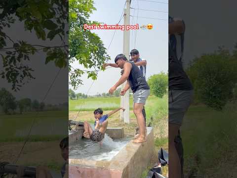 Desi swimming pool🏊 #shortvideo #swimmingpool #viralvideo #reels #trending #india #shorts
