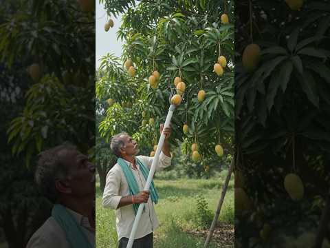 🌳 Bina Ped Chade Aam Todne Ka Mast Desi Jugaad! 😲🥭 #shorts