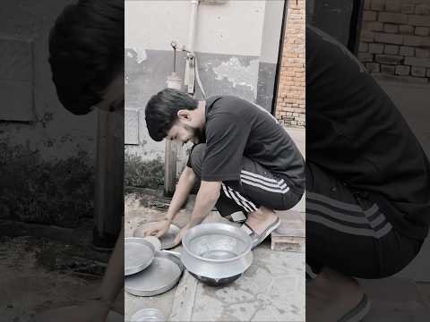 प्यार का फल…बर्तन मांजना!🤣#devar bhabhi #desi comedy