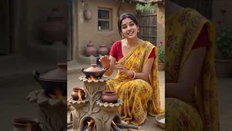 Desi Jugad Chulha 🔥 | Amazing Village Cooking Stove | Smart Rural Innovation #shorts