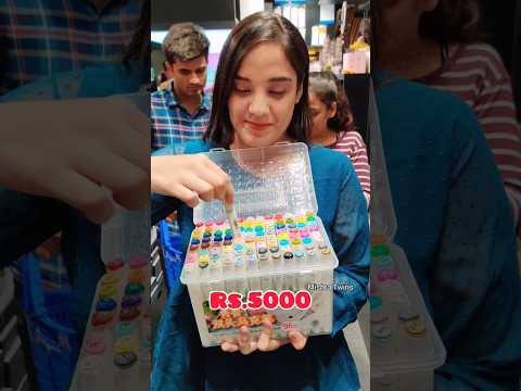 Rs.5000 ka Stationery Color Box 🌈 #stationery