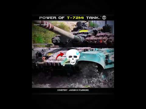 Power of “T – 72M1” Tank..๐ฅ๐ #ytshorts #army #parasf #tank #trending