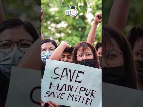 Violence in Manipur | Meiteis | Kukis | Amrit Upadhyay | UPSC 2024 l StudyIQ IAS Hindi