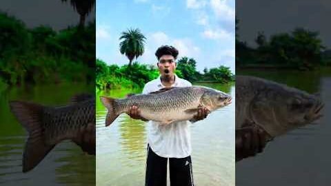 🐟 Desi Fishing Adventure! #shorts #contentcreator #fishing #fyp #ytshorts #hello #trending