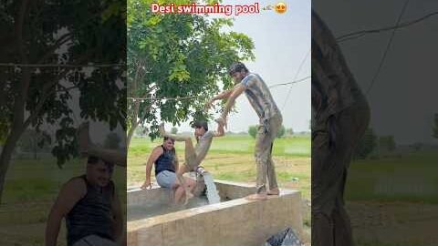 Desi swimming pool🏊 #shortvideo #swimmingpool #viralvideo #reels #trending #india #shorts
