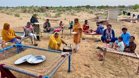 Desert Area Family Dawat In the village of Pakistan india border Khushiyan Hi Khushiyan New 💁🏻 2026
