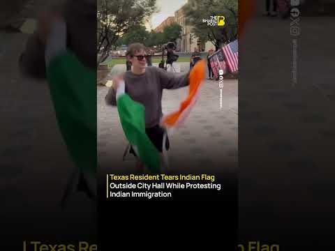 Texas Resident Tears Indian Flag Outside City Hall | The Bharat Post