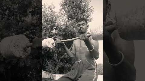 🌾 Village Fitness Boy | Natural Body Building😤#desi #bodybuilding #viral #shorts