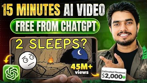USA AI Video Kaise Banaye (15 Min) Using Just ChatGpt🔥 | USA Channel Ideas 2026 || Ai Automation