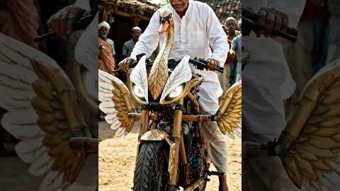 राजहंस वाली सुपर बाइक बनाया👍💯 #rajhansh #bike #superbike #desi #jugaad #viral