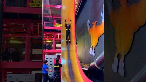 Vertical drop slide! #shorts