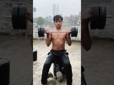 #🥺aaj rain me hi video banana pra 🏋️💪#desi #gym #workout