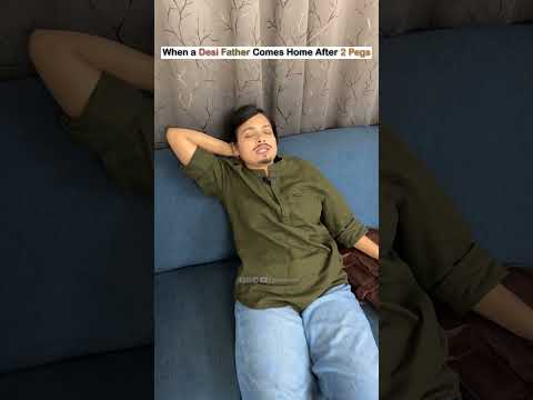 Desi Father Comes Home After 2 Pegs | Do Maa Beti #shorts #trending #viral