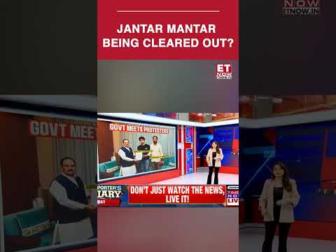 CJP Protest Live: Is The Police Really Clearing Out Jantar Mantar Protest Site? #shorts