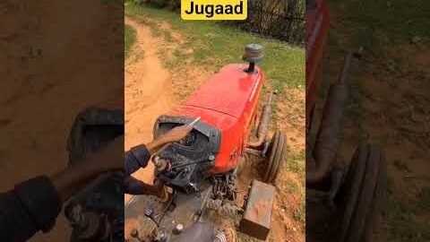 Tractor Handle Broken? Desi Emergency Jugaad 🔥 #shorts