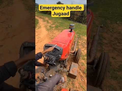 Tractor Handle Broken? Desi Emergency Jugaad 🔥 #shorts