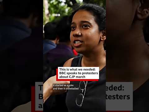 Why did these young Indians join the CJP protest | BBC News India