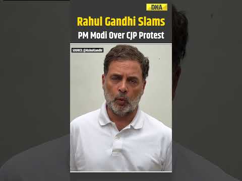 Rahul Gandhi Slams PM Modi Over CJP Protest, Paper Leaks & Police Action | CJP Protest