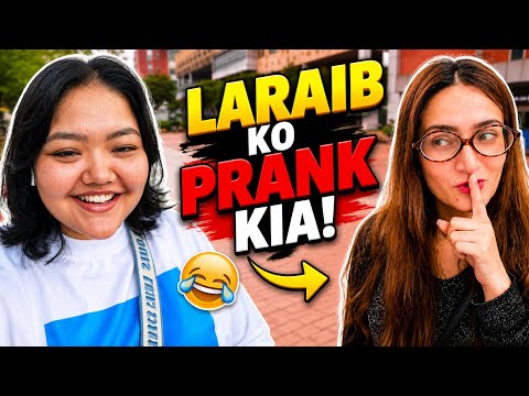 Laraib ko prank kar diya 🤣| Behosh ho k gir gai | Desi Korean
