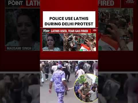 CJP Protest: Students Refuse to Leave! Police Use Lathis During Delhi Protest #cjp #protest #delhi