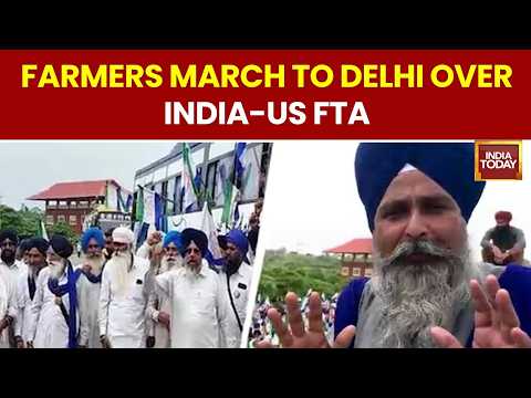 India-US Trade Deal Sparks Farmers’ Protest | Punjab Farmers Head to Delhi | India Today News