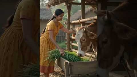 A morning 🌄of a desi village women wome👩. #shorts #shortvideo