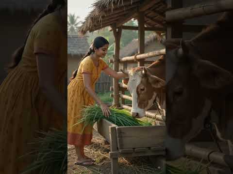 A morning 🌄of a desi village women wome👩. #shorts #shortvideo