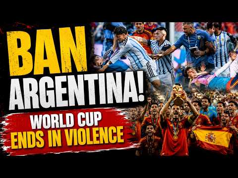 Ban Argentina Trends After Spain’s FIFA World Cup 2026 Triumph Turns Violent | Football News