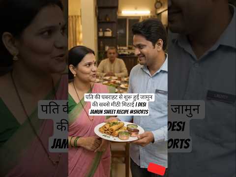 पति की घबराहट से शुरू हुई जामुन की सबसे मीठी मिठाई | Desi Jamun Sweet Recipe #shorts #food