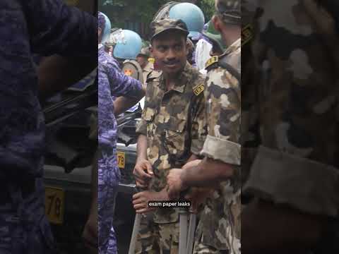 Student protesters caned by police in India | ABC NEWS