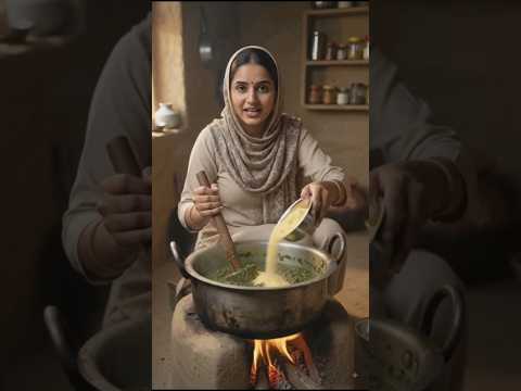 Saas-Bahu Love & Desi Food! 🥹🍲#villagecooking #desifood #shorts #familylove #viralshorts