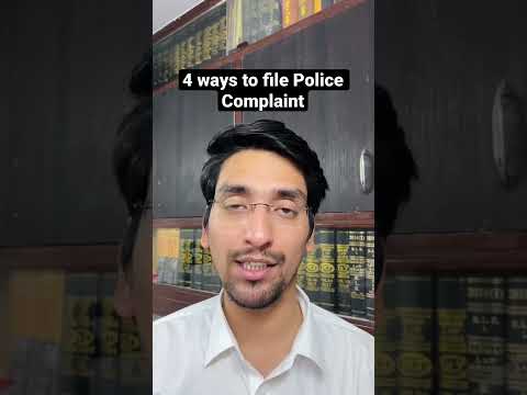 4 ways to File Police Complaint.           #law #lawyer #court #police #crime