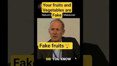 You probably never knew about the Fake fruits and vegetables